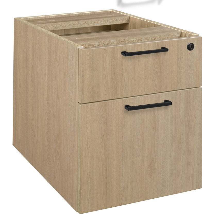 Regency Legacy Modular Under - Desk Pedestal with 1 - Box 1 - File Drawer 15.5"W x 22"D x 20"H (REG - LPBF22) - SchoolOutlet