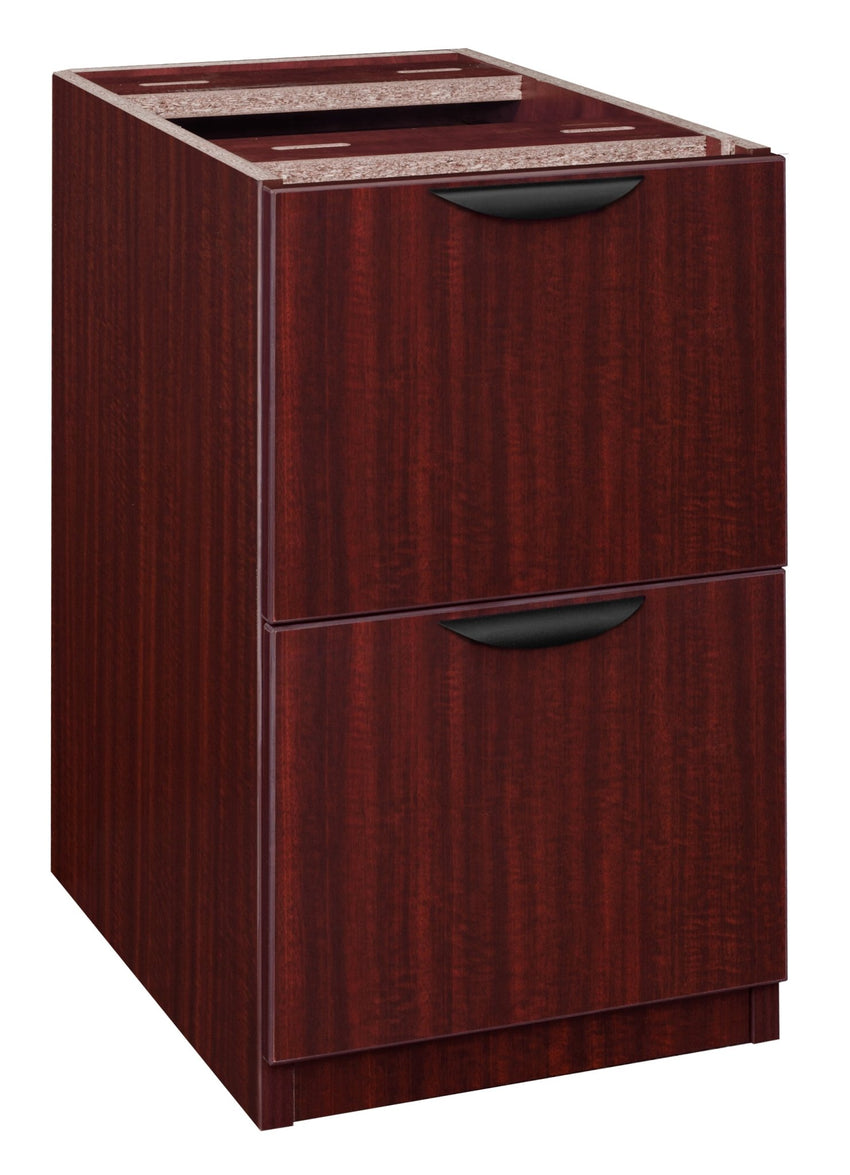 Regency Legacy Modular Under - Desk Pedestal with Two File Drawers 15.5"W x 22"D x 28"H (REG - LPFF22) - SchoolOutlet