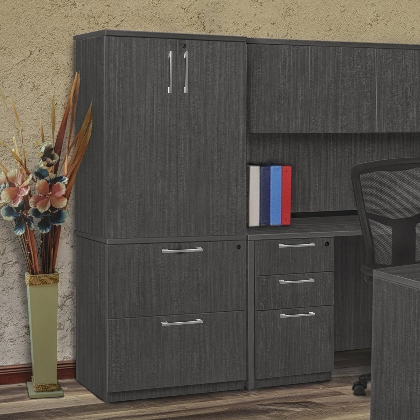 Regency Legacy Traditional Modular 2 - Drawer Lateral File Cabinet 36"W x 24"D x 29"H (REG - LPLF3624) - SchoolOutlet