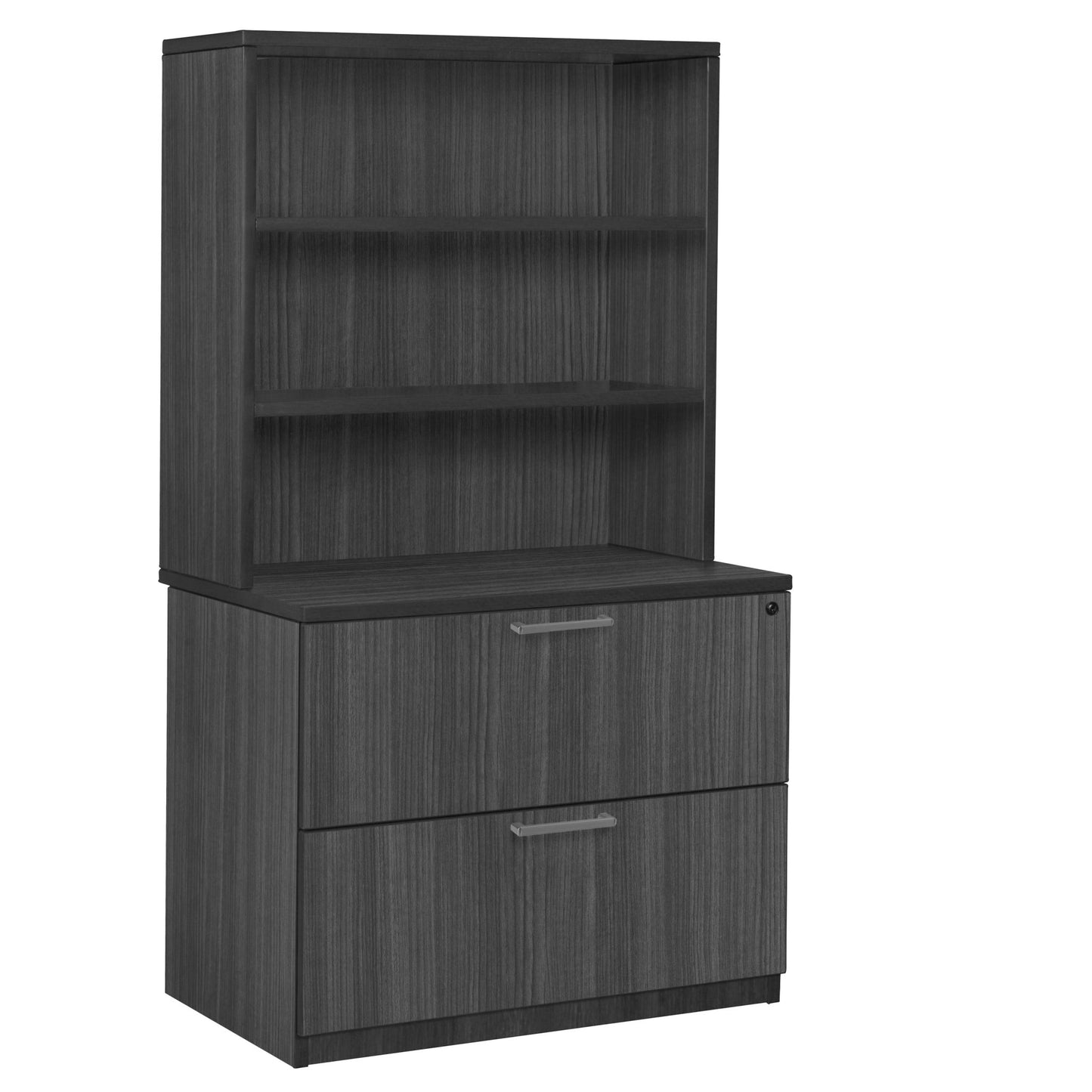 Regency Legacy Multi - Functional Lateral File with Open Hutch 36"W x 24"D x 65"H (REG - LPLFH3665) - SchoolOutlet
