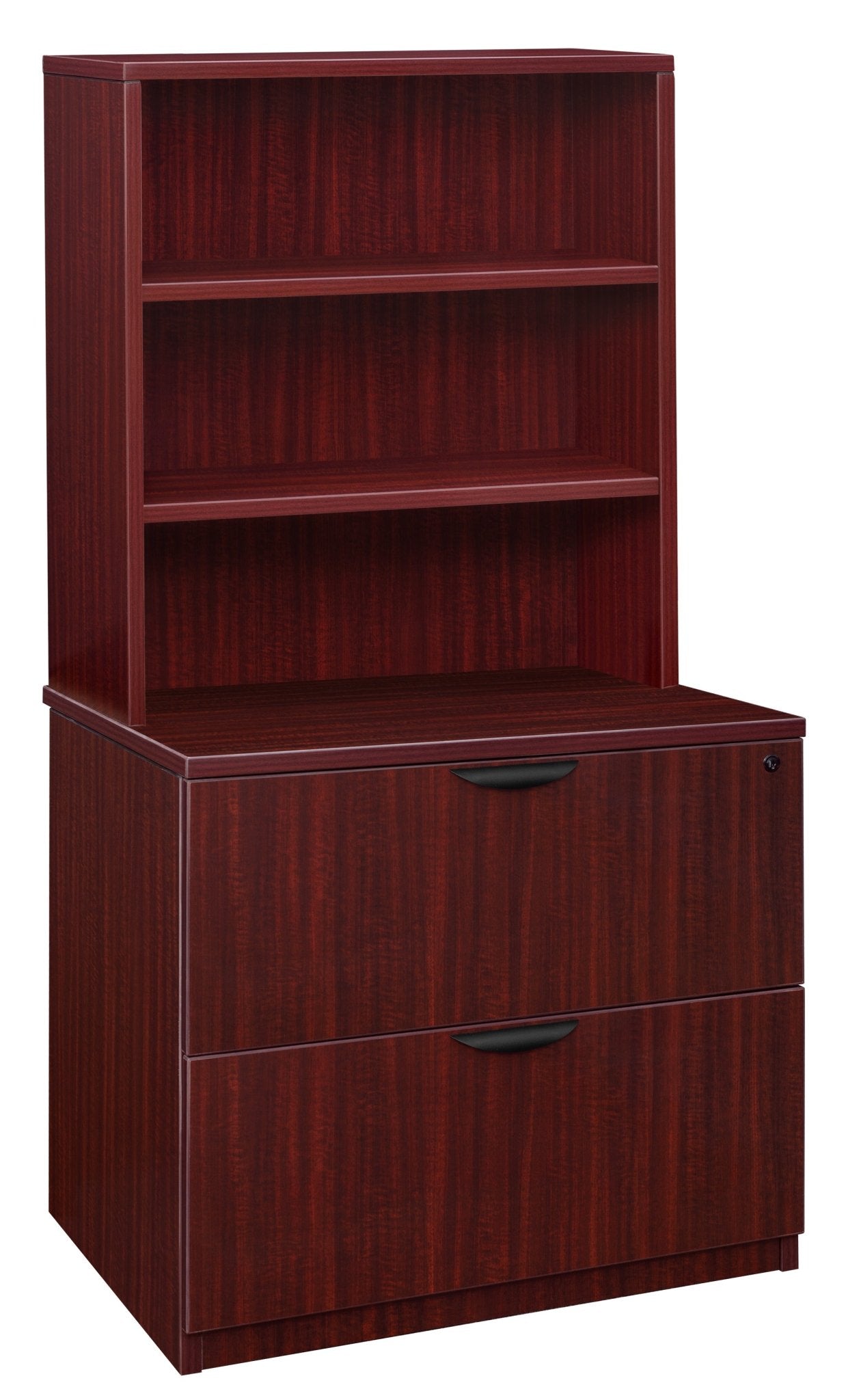 Regency Legacy Multi - Functional Lateral File with Open Hutch 36"W x 24"D x 65"H (REG - LPLFH3665) - SchoolOutlet