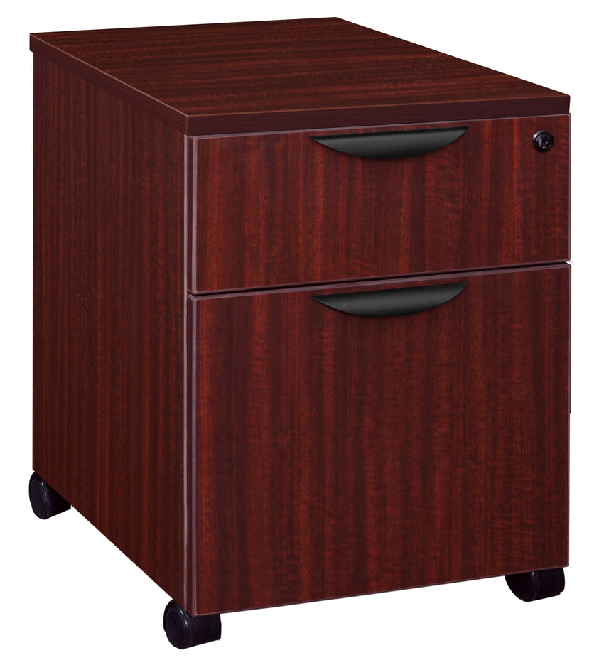 Regency Legacy Executive Rolling Mobile Box/File Pedestal 15.5"W x 22"D x 23"H (REG - LPMBF22) - SchoolOutlet