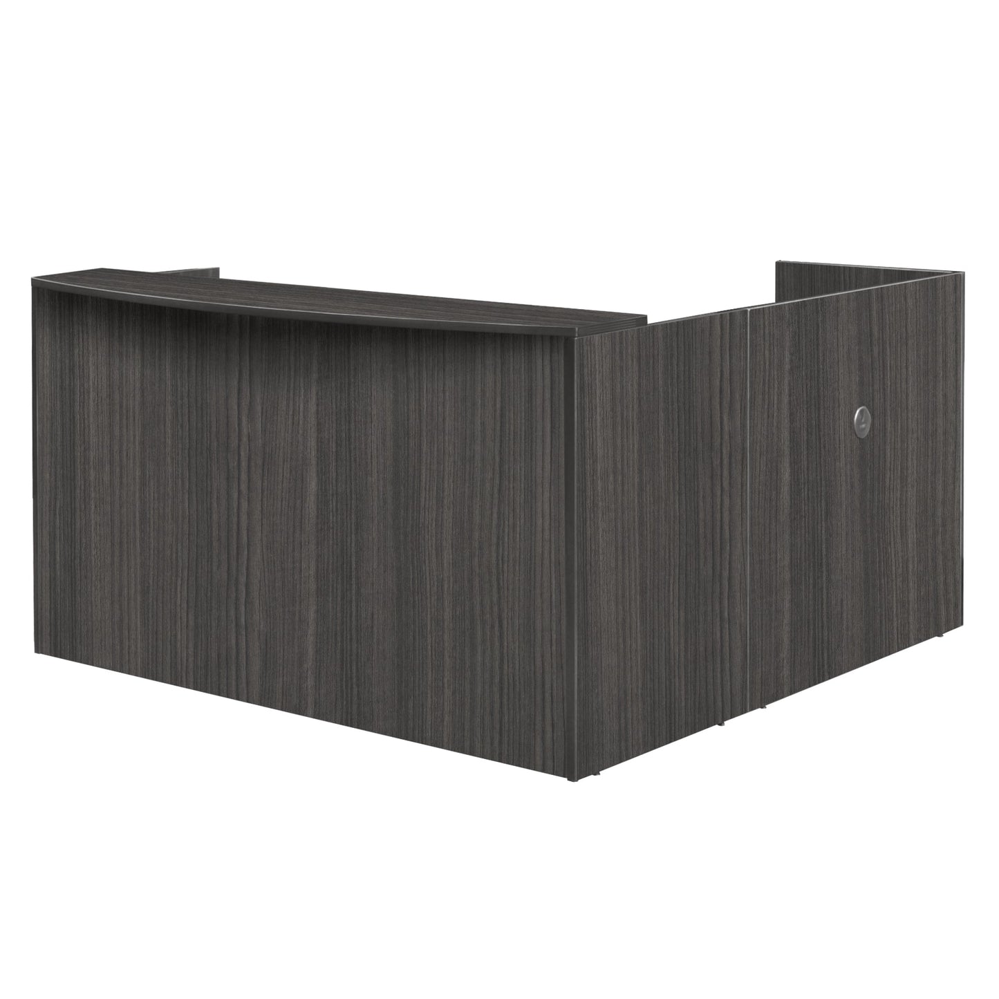 Regency Legacy Executive Double Pedestal Reception Desk 71"W x 82"D x 42"H (REG - LRDRT2BF) - SchoolOutlet