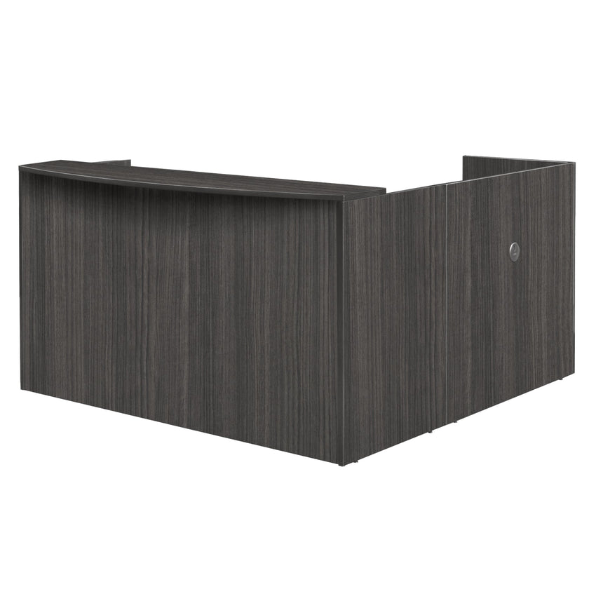 Regency Legacy Executive Double Pedestal Reception Desk 71"W x 82"D x 42"H (REG - LRDRT2BF) - SchoolOutlet