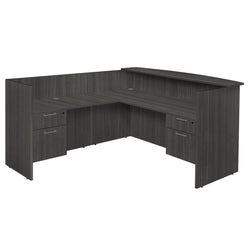 Regency Legacy Executive Double Pedestal Reception Desk 71"W x 82"D x 42"H (REG-LRDRT2BF)