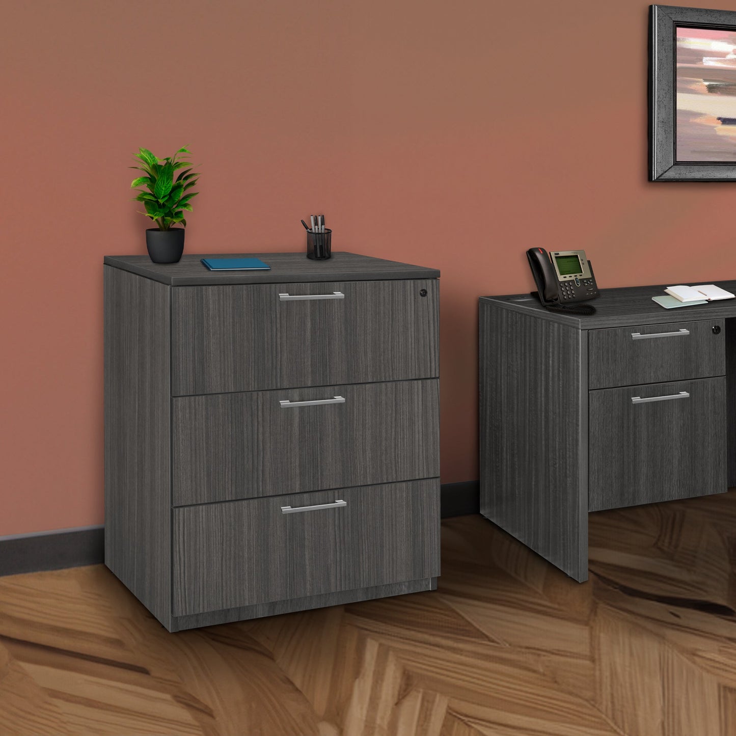 Regency Legacy Executive Stand Up Lateral File 36"W x 23"D x 42"H (REG - LSLF4136) - SchoolOutlet