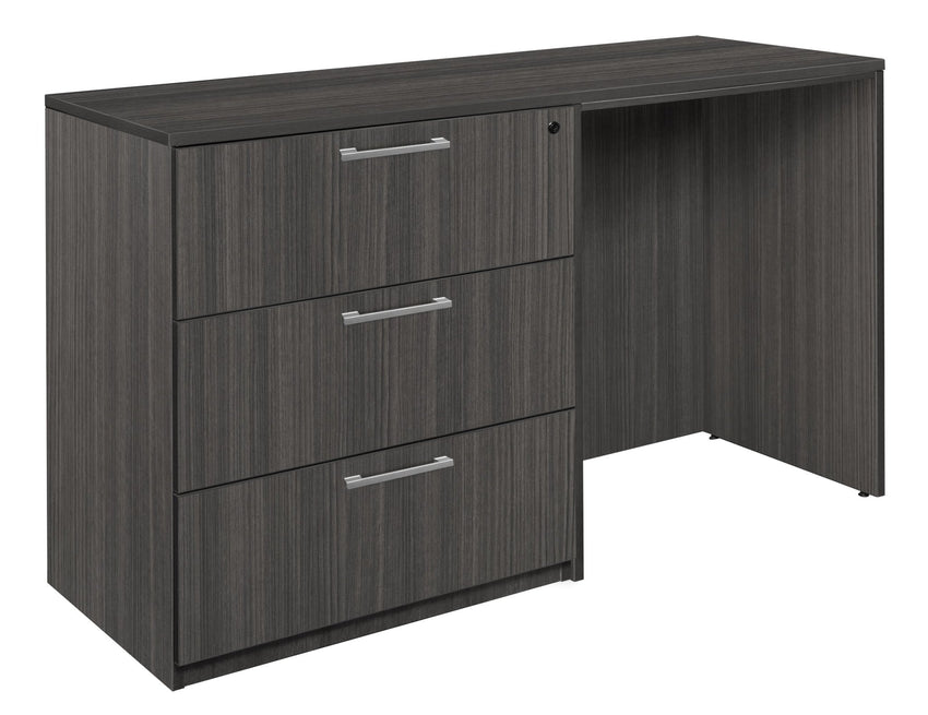 Regency Legacy Executive Stand Up Side to Side Lateral File Desk Station 72"W x 23"D x 42"H (REG - LSLFSD7223) - SchoolOutlet