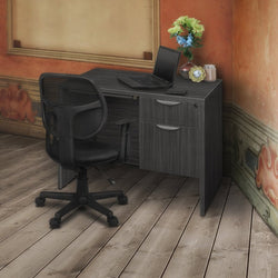 Regency Legacy 42 x 24 in. Executive Desk with Single Pedestal Drawer Unit & Pencil Drawer