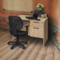 Regency Legacy 42 x 24 in. Executive Desk with Single Pedestal Drawer Unit