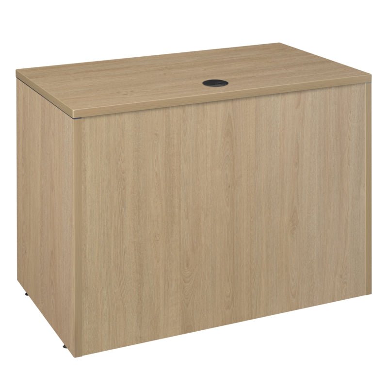 Regency Legacy 42 x 24 in. Executive Desk with Single Pedestal Drawer Unit - Noble Oak - SchoolOutlet