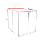 Regency Legacy Executive Stand Up Back to Back Storage Cabinet Lateral File Station 36