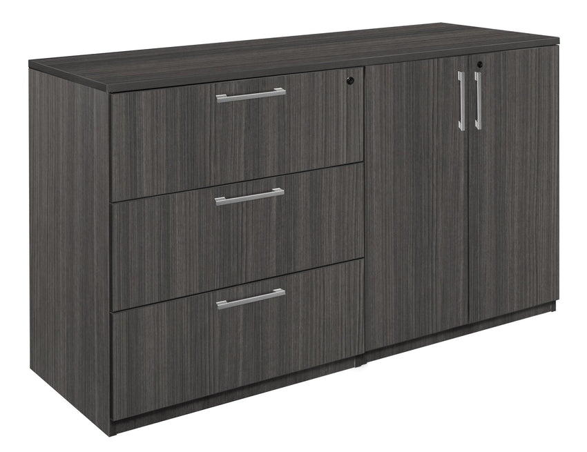 Regency Legacy Executive Stand Up Side to Side Storage Cabinet Lateral File Station 72"W x 23"D x 42"H (REG - LSSCLF7223) - SchoolOutlet