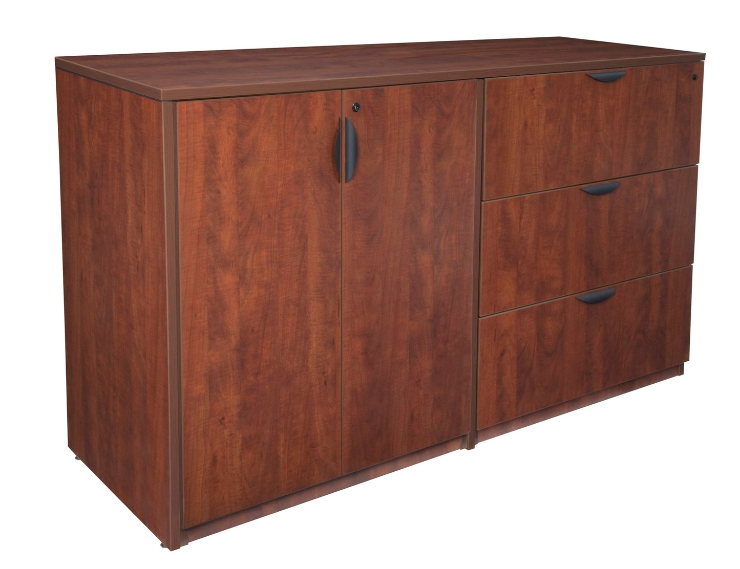 Regency Legacy Executive Stand Up Side to Side Storage Cabinet Lateral File Station 72"W x 23"D x 42"H (REG - LSSCLF7223) - SchoolOutlet