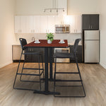 Regency Cain Steel T - Base Cafe Training Seminar Table 48