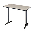 Regency Cain Steel T - Base Cafe Training Seminar Table 48