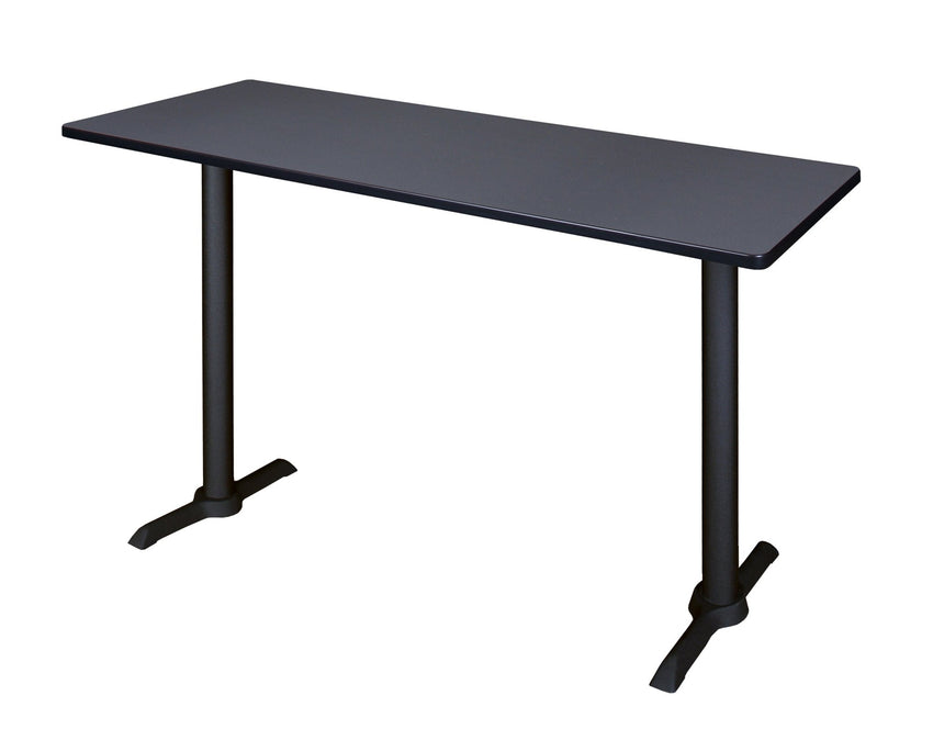 Regency Cain Steel T - Base Cafe Training Seminar Table 60"W x 24"D x 29"H (REG - MCTRCT6024) - SchoolOutlet