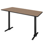Regency Cain Steel T - Base Cafe Training Seminar Table 66