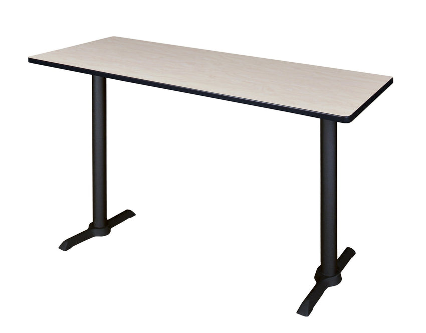Regency Cain Steel T - Base Cafe Training Seminar Table 66"W x 24"D x 29"H (REG - MCTRCT6624) - SchoolOutlet