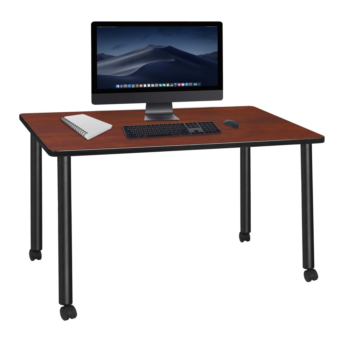 Regency Kee Mobile Desk Black Legs Dynamic 60"W x 24"D x 29"H (REG - MDCL6024) - SchoolOutlet