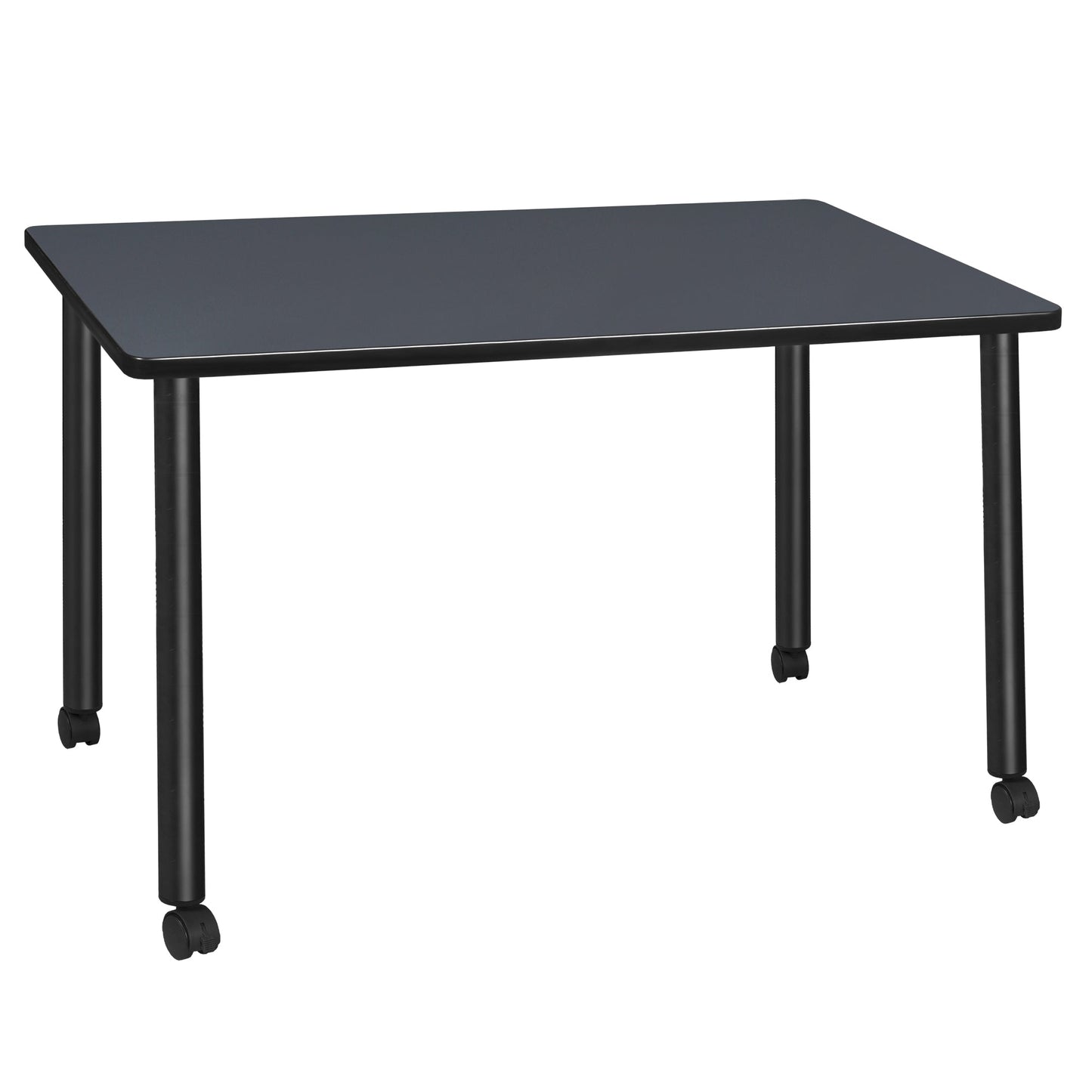 Regency Kee Mobile Desk Black Legs Dynamic 60"W x 24"D x 29"H (REG - MDCL6024) - SchoolOutlet