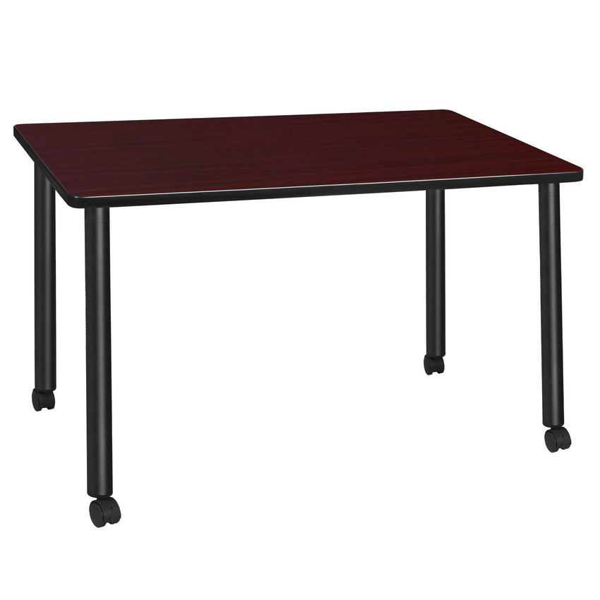 Regency Kee Mobile Desk Black Legs Dynamic 60"W x 24"D x 29"H (REG - MDCL6024) - SchoolOutlet