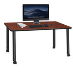 Regency Kee Mobile Desk Black Legs Versatile 66