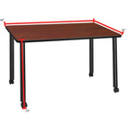 Regency Kee Mobile Desk Black Legs Functional 48