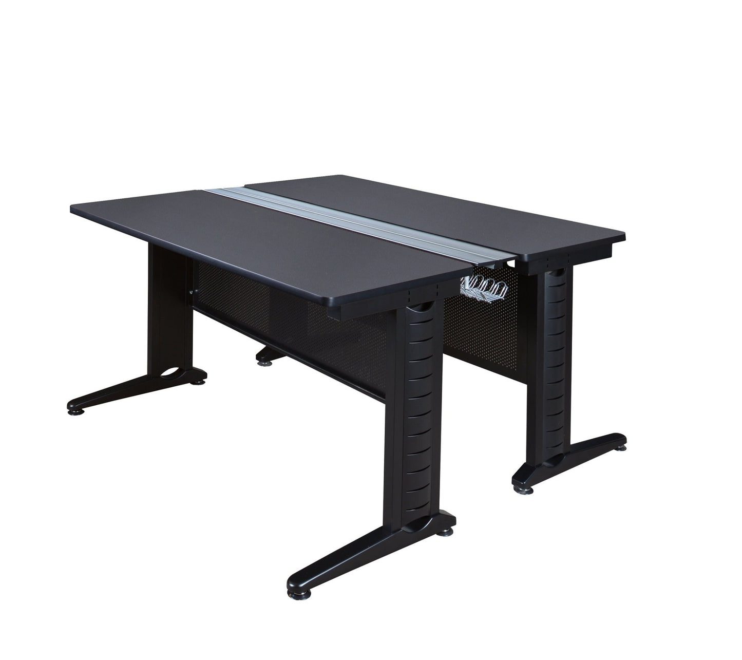 Regency Fusion 2 Person Bench Workstation Desk Collaborative 48"W x 58"D x 29"H (REG - MFB4858) - SchoolOutlet