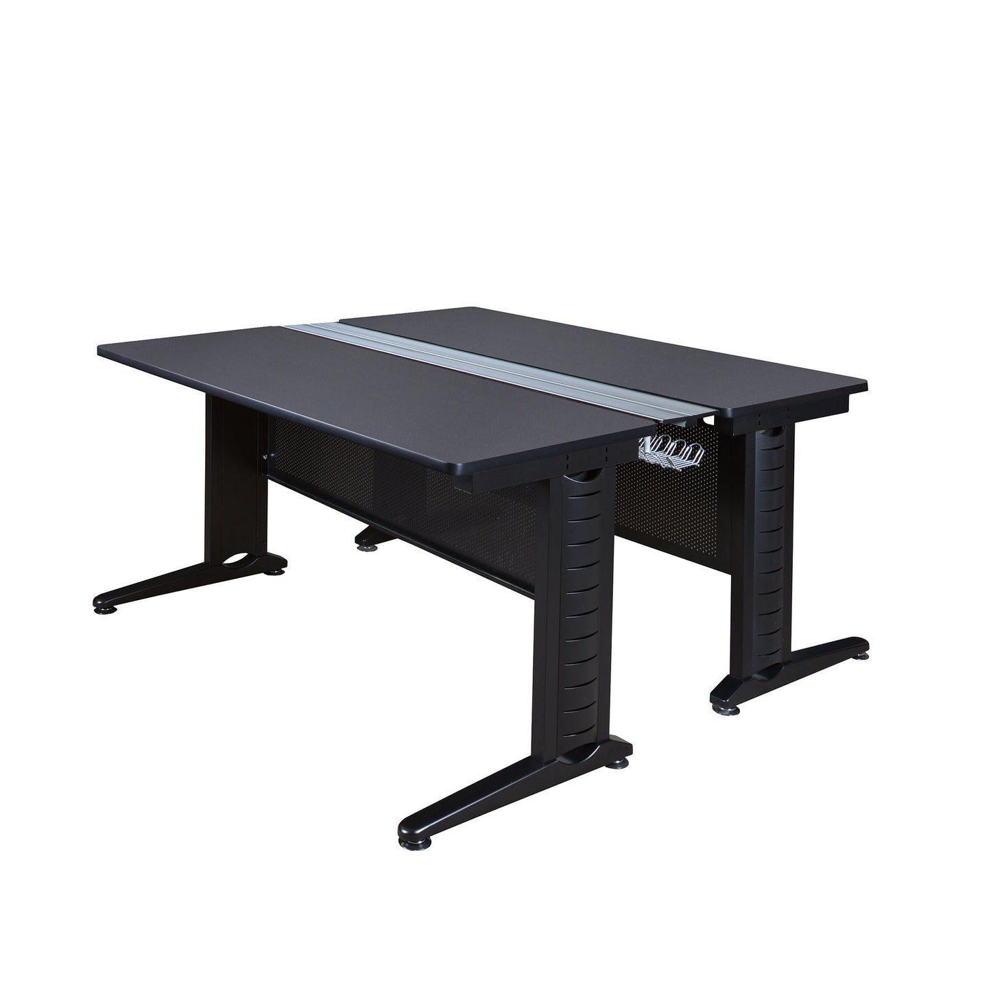 Regency Fusion 2 Person Bench Workstation Desk Collaborative 72"W x 58"D x 29"H (REG - MFB7258) - SchoolOutlet