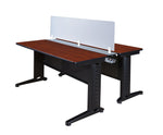 Regency Fusion 2 Person Bench Workstation Desk Privacy 72