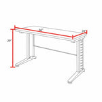 Regency Fusion 66 x 24 in. Seminar Training Table - SchoolOutlet