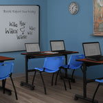 Regency Kobe Flip - Top Training Table & 2 M Stack Chairs 48