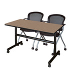 Regency Kobe Flip - Top Training Table & 2 Cadence Nesting Chairs Set 48