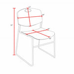 Regency Kobe Flip - Top Training Table & 2 Zeng Stack Chairs 48