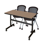 Regency Kobe Flip - Top Training Table & 2 Cadence Nesting Chairs 48
