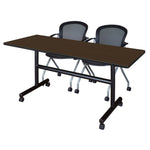Regency Kobe Flip - Top Training Table & 2 Cadence Nesting Chairs 60