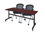 Regency Kobe Flip - Top Training Table & 2 Cadence Nesting Chairs 72