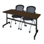 Regency Kobe Flip - Top Training Table & 2 Cadence Nesting Chairs 72