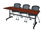 Regency Kobe Flip - Top Training Table & 3 Cadence Nesting Chairs 84