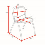 Regency Kobe Flip - Top Training Table & 3 M Stack Chairs 84