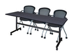 Regency Kobe Flip - Top Training Table & 3 Cadence Nesting Chairs 84