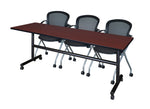 Regency Kobe Flip - Top Training Table & 3 Cadence Nesting Chairs 84