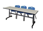 Regency Kobe Flip - Top Training Table & 3 M Stack Chairs 84