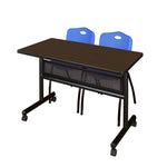 Regency Kobe Flip - Top Privacy Nesting Table & 2 M Stack Chairs 48