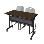 Regency Kobe Flip - Top Privacy Nesting Table & 2 Zeng Stack Chairs 48