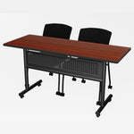 Regency Kobe Flip - Top Privacy Nesting Table & 2 Knight Mesh Chairs 60