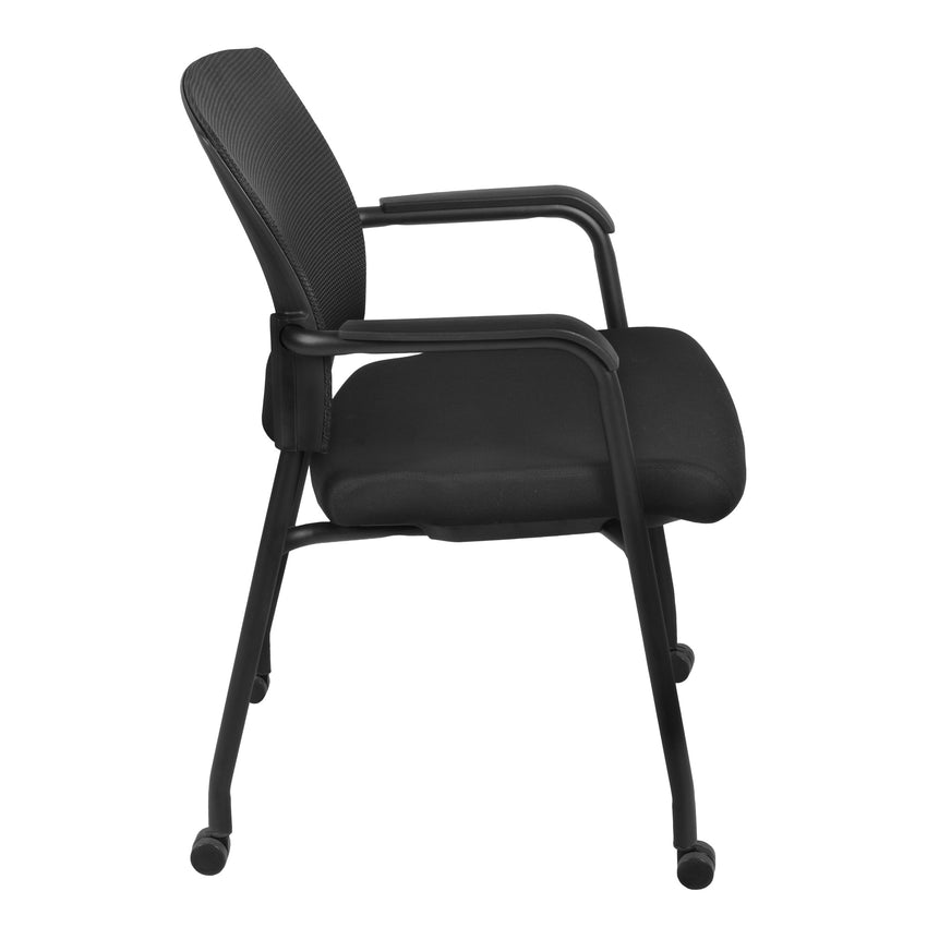 Regency Kobe Flip - Top Privacy Nesting Table & 2 Knight Mesh Chairs 72"W x 24"D x 29"H (REG - MKFTM7224 - KNM) - SchoolOutlet