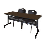 Regency Kobe Flip - Top Privacy Nesting Table & 2 M Stack Chairs 72