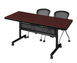 Regency Kobe Flip - Top Privacy Nesting Table & 2 Cadence Nesting Chairs 72
