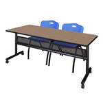 Regency Kobe Flip - Top Privacy Nesting Table & 2 M Stack Chairs 72